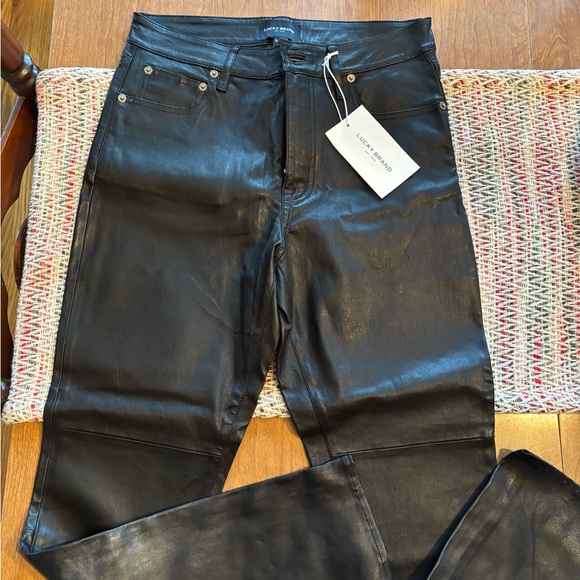 Lucky Brand Pants - Lucky Brand Black Leather Pants